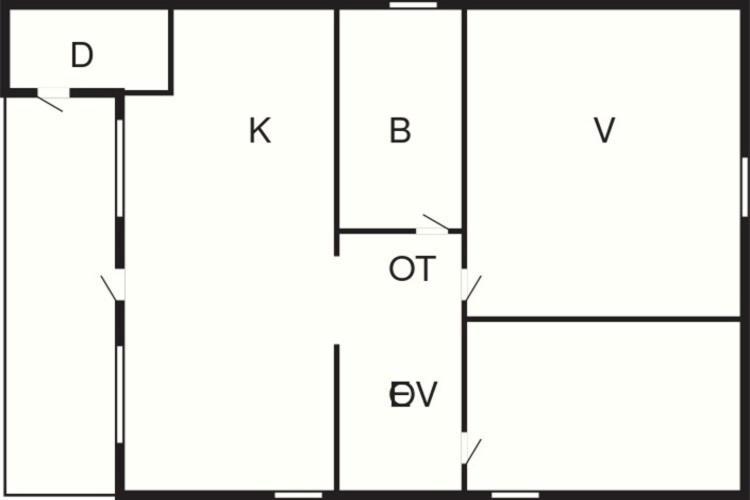 6 Person Holiday Home In 奥尔登 外观 照片